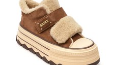 Ghete GRYXX maro, 624D150, din piele intoarsa