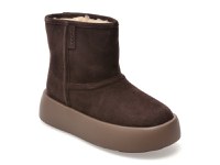 Ghete GRYXX maro, 624M125, din piele intoarsa - 1