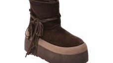 Ghete GRYXX maro, 6906, din piele intoarsa