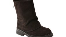 Ghete GRYXX maro, D729, din piele intoarsa