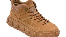 Ghete GRYXX maro, LN18, din piele naturala