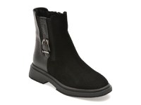 Ghete GRYXX negre, 1364531, din piele intoarsa - 1