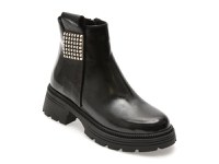 Ghete GRYXX negre, 2062172, din piele naturala lacuita - 1