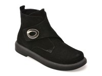 Ghete GRYXX negre, 213013, din piele intoarsa - 1