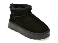 Ghete GRYXX negre, 228520, din piele intoarsa - 1