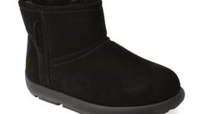 Ghete GRYXX negre, 236233, din piele intoarsa