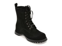 Ghete GRYXX negre, 2559, din piele intoarsa - 1