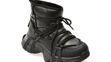 Ghete GRYXX negre, 25810, din material textil