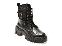 Ghete GRYXX negre, 307113, din piele naturala lacuita - 1