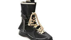 Ghete GRYXX negre, 3301, din piele intoarsa