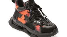 Ghete GRYXX negre, 36889, din piele naturala