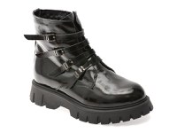 Ghete GRYXX negre, 3772513, din piele naturala lacuita - 1