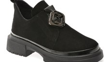 Ghete GRYXX negre, 386467, din piele intoarsa