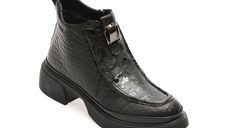 Ghete GRYXX negre, 38705, din piele naturala