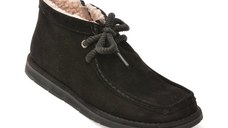 Ghete GRYXX negre, 4631783, din piele intoarsa