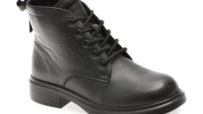 Ghete GRYXX negre, 5104, din piele naturala