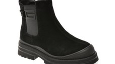 Ghete GRYXX negre, 5214, din piele intoarsa