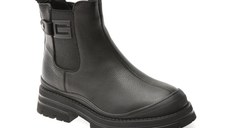 Ghete GRYXX negre, 5214, din piele naturala