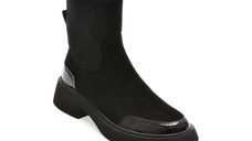 Ghete GRYXX negre, 5403, din piele intoarsa