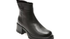 Ghete GRYXX negre, 5808, din piele naturala