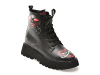 Ghete GRYXX negre, 5962332, din piele naturala - 1