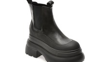 Ghete GRYXX negre, 598, din piele naturala