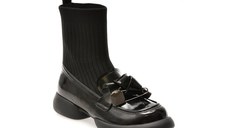 Ghete GRYXX negre, 5W306T, din piele naturala lacuita