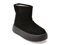 Ghete GRYXX negre, 624M125, din piele intoarsa - 1