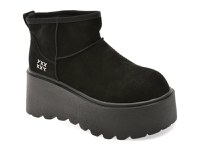 Ghete GRYXX negre, 8083, din piele intoarsa - 1