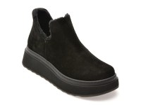 Ghete GRYXX negre, 91724, din piele intoarsa - 1