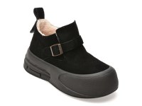 Ghete GRYXX negre, A6623, din piele intoarsa - 1