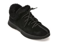 Ghete GRYXX negre, B201, din piele intoarsa - 1