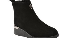 Ghete GRYXX negre, DX01352, din piele intoarsa