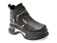 Ghete GRYXX negre, EB997, din piele naturala - 1