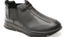 Ghete GRYXX negre, HS084, din piele naturala