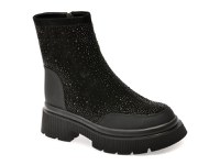 Ghete GRYXX negre, KR381, din piele intoarsa - 1