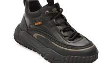 Ghete GRYXX negre, LN3, din piele naturala
