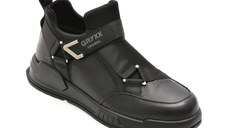 Ghete GRYXX negre, LN55, din piele naturala
