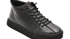 Ghete GRYXX negre, LN61, din piele naturala