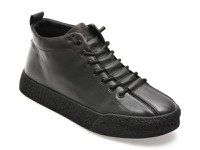 Ghete GRYXX negre, LN61, din piele naturala - 1