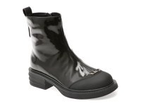 Ghete GRYXX negre, M67B, din piele naturala lacuita - 1