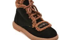 Ghete GRYXX negre, model 3432736, din piele intoarsa de calitate