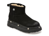 Ghete GRYXX negre, SX2602, din piele intoarsa - 1