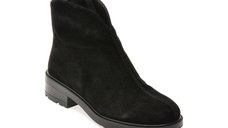 Ghete GRYXX negre, X2117, din piele intoarsa