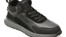 Ghete GRYXX negre, ZMSN33, din piele naturala