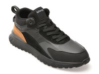 Ghete GRYXX negre, ZMSN33, din piele naturala - 1