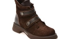 Ghete maro din piele intoarsa GRYXX, model 902724