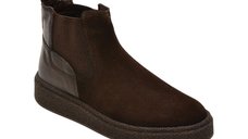 Ghete maro GRYXX 13338 din piele intoarsa