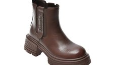 Ghete maro GRYXX 2588305 din piele naturala pentru femei