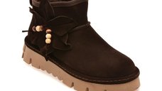 Ghete maro GRYXX 3745042 din piele intoarsa premium